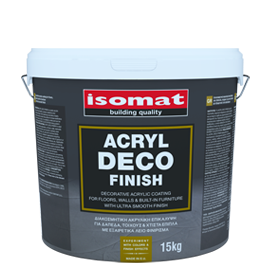Isomat Acryl-Deco Finish Πατητή Τσιμεντοκονία 