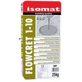Isomat Flowcret 1-10 Ρητινούχο τσιμεντοκονίαμα εξομάλυνσης δαπέδων