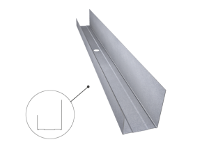 Περιμετρικό κανάλι οροφής ανισοσκελές 30x28x18mm